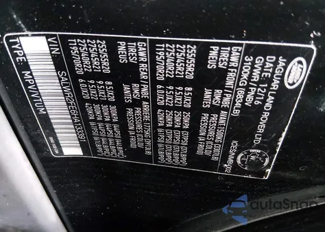 2017 Land Rover Range Rover Sport 5.0L V8 Supercharged/5.0L V8 Supercharged Dynamic z USA, uszkodzony, nr VIN SALWR2FE6HA133391